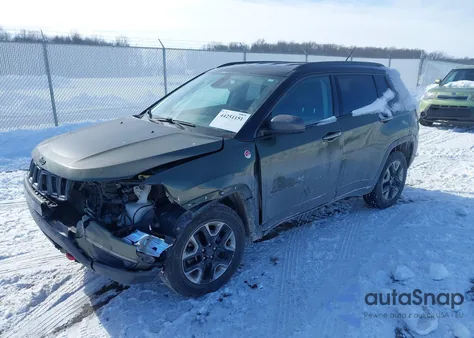 2018 Jeep Compass Trailhawk 4X4 z USA, uszkodzony, nr VIN 3C4NJDDB1JT463694